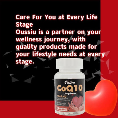 1000Mg CoQ10 Ubiquinone for Heart Health Energy